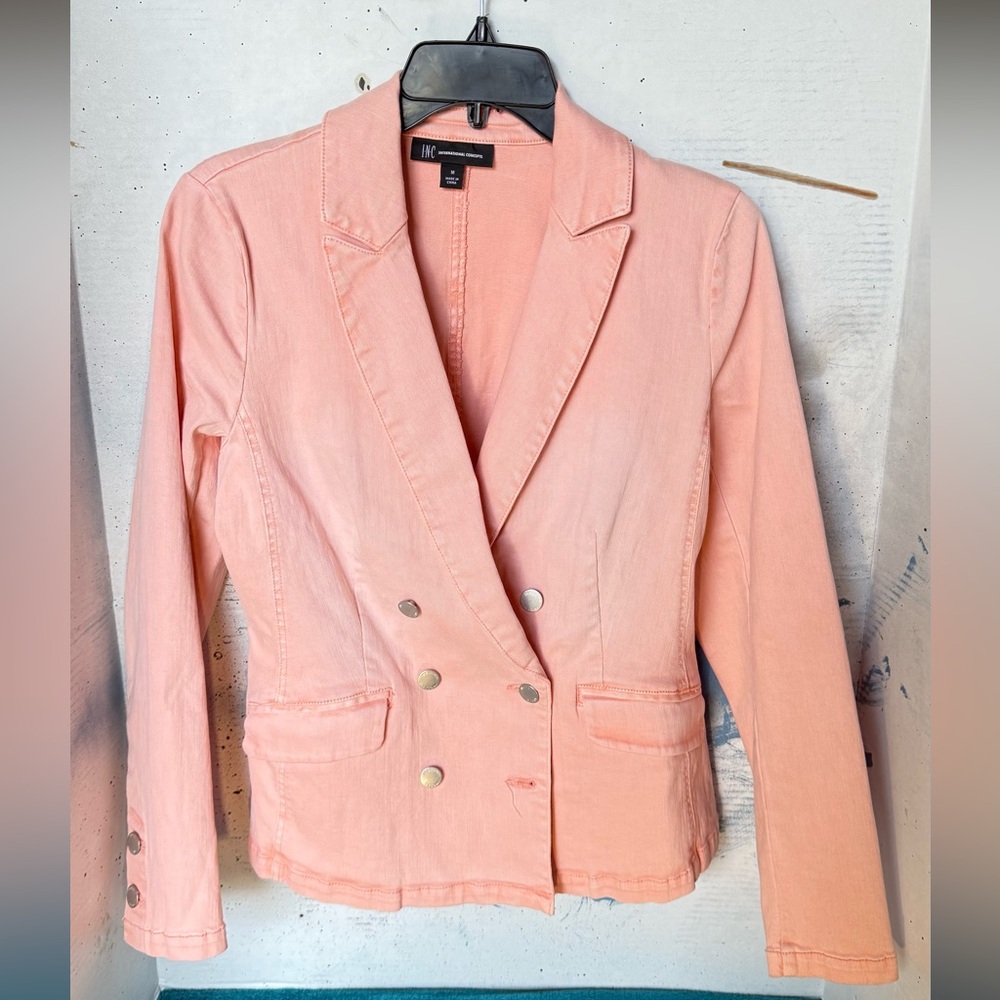 INC Light Orange Blazer